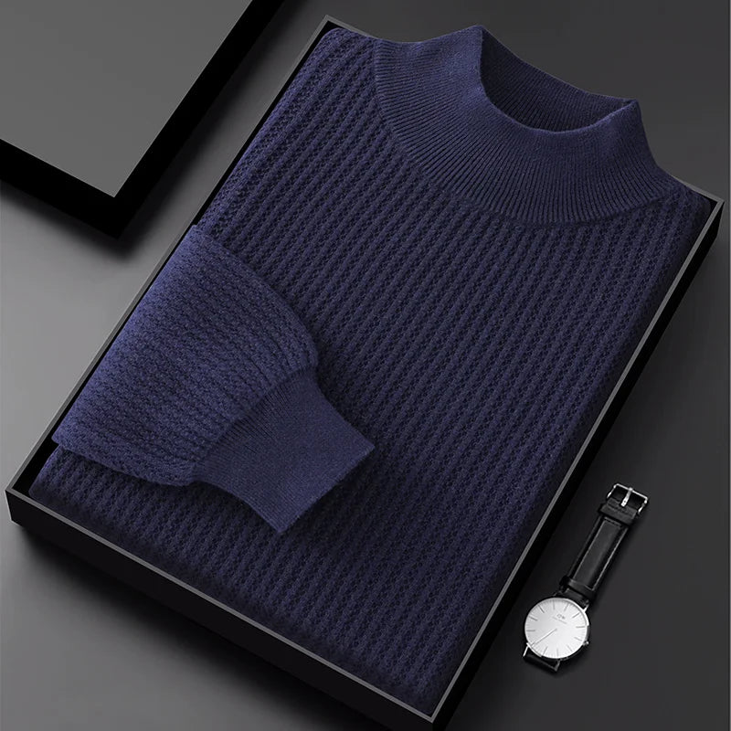 Vera | Men's Pure Cotton Honeycomb Knit Sweater