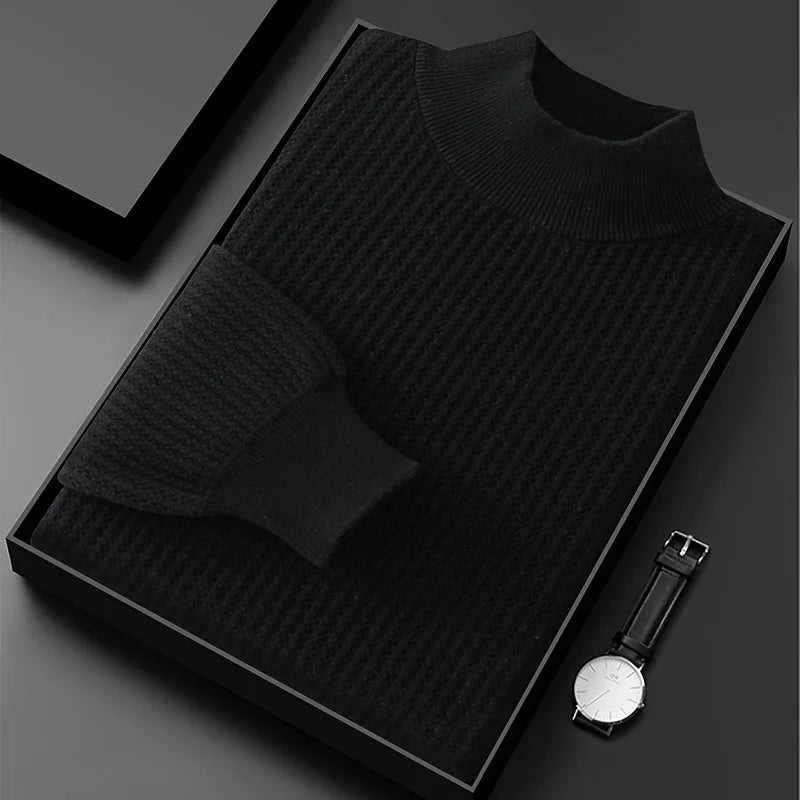 Vera | Men's Pure Cotton Honeycomb Knit Sweater