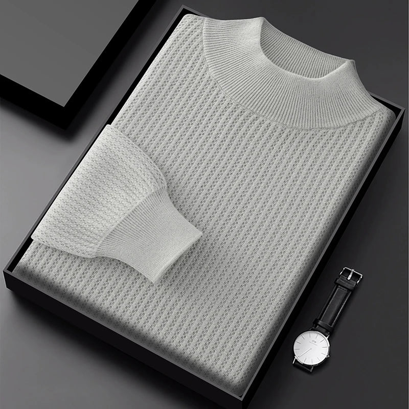 Vera | Men's Pure Cotton Honeycomb Knit Sweater