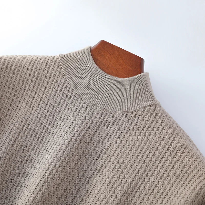 Vera | Men's Pure Cotton Honeycomb Knit Sweater