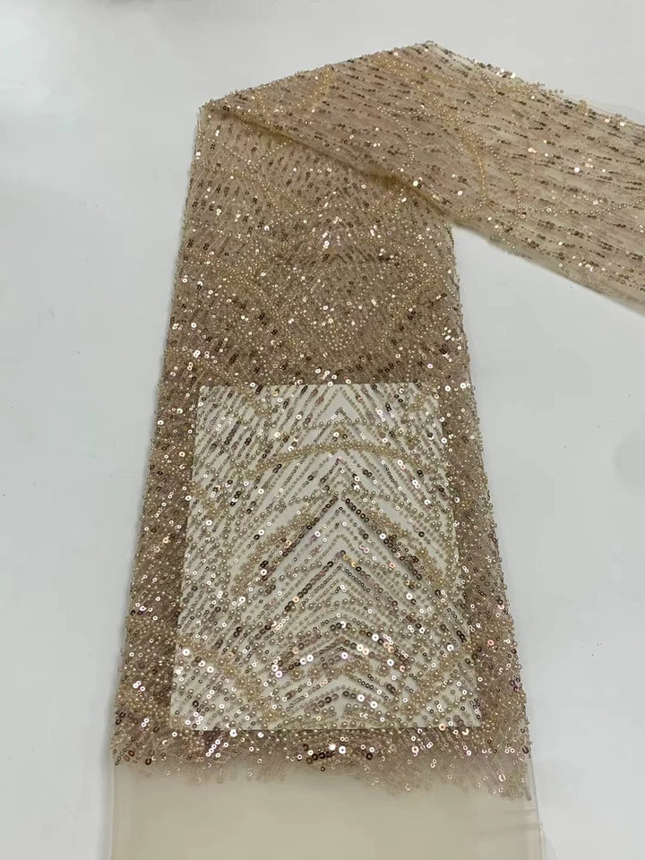 Vera | Off-Shoulder Pearl Embellished Mermaid Evening Gown