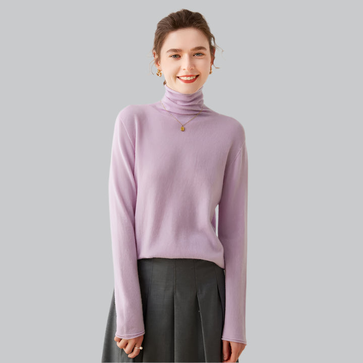 Pure Cashmere Turtleneck Sweater