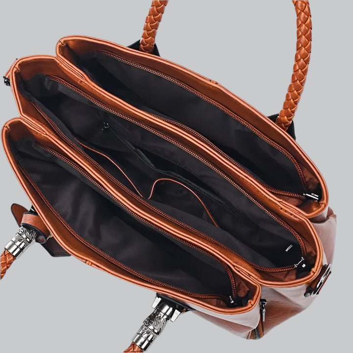 Designer Vintage Leather Handbag