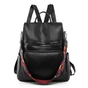 Vintage Leather Anti-Theft Backpack