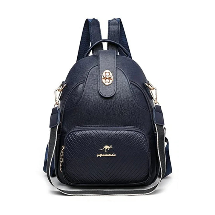 Vintage Leather Anti-Theft Backpack
