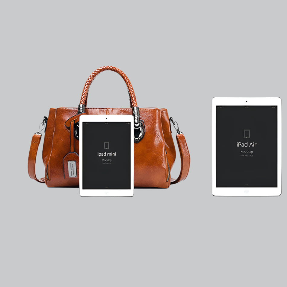 Designer Vintage Leather Handbag