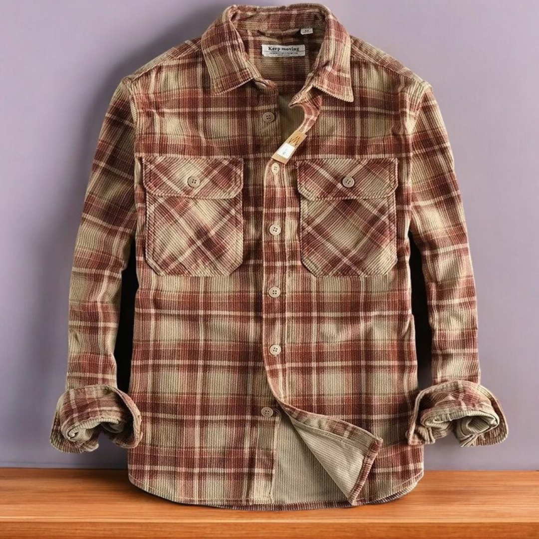 Vintage Plaid Flannel Shirt