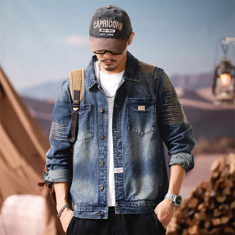 Vintage Wash Denim Jacket