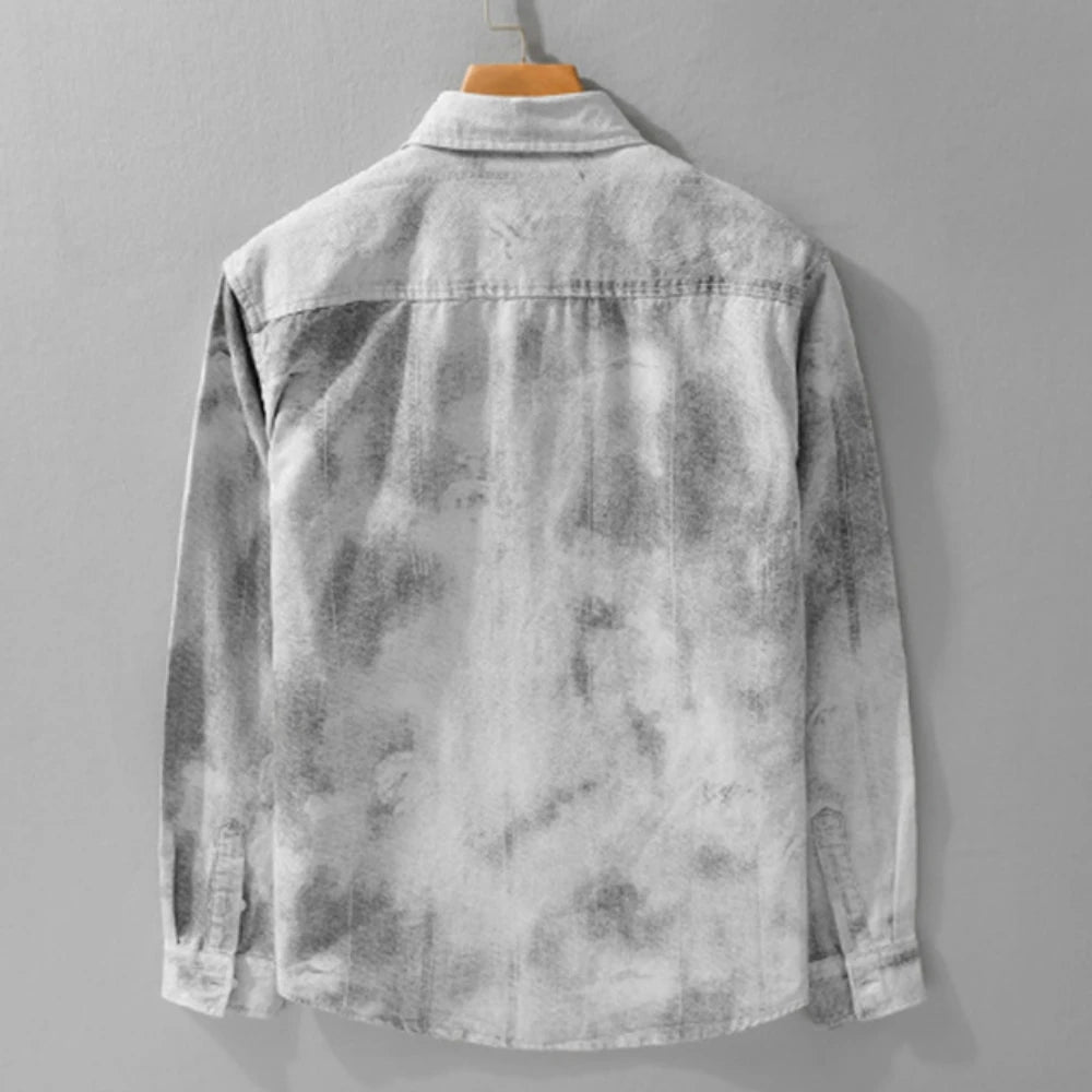 Vintage Wash Relaxed Denim Shirt