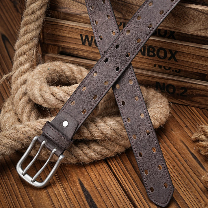 Vintage Western PU Leather Unisex Belt