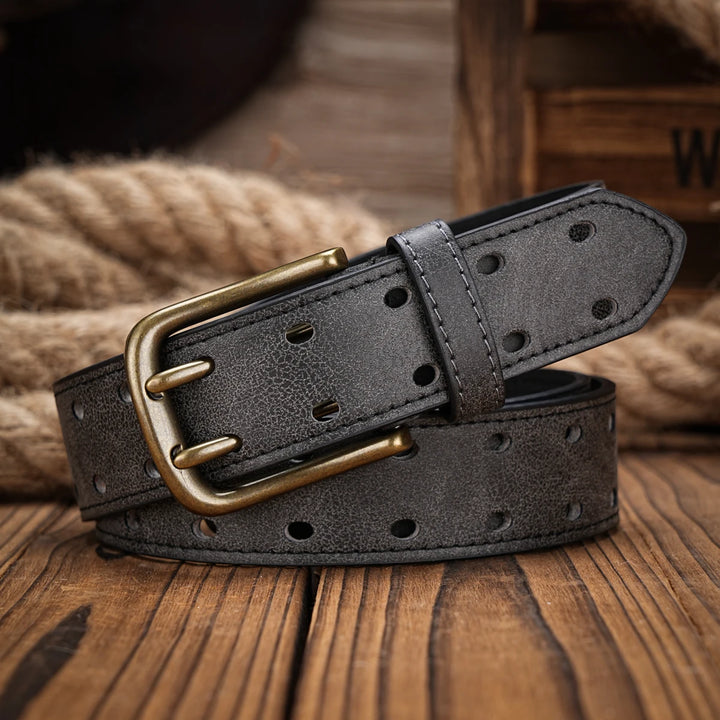 Vintage Western PU Leather Unisex Belt