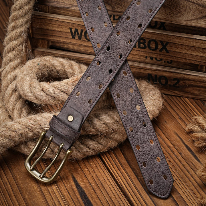 Vintage Western PU Leather Unisex Belt