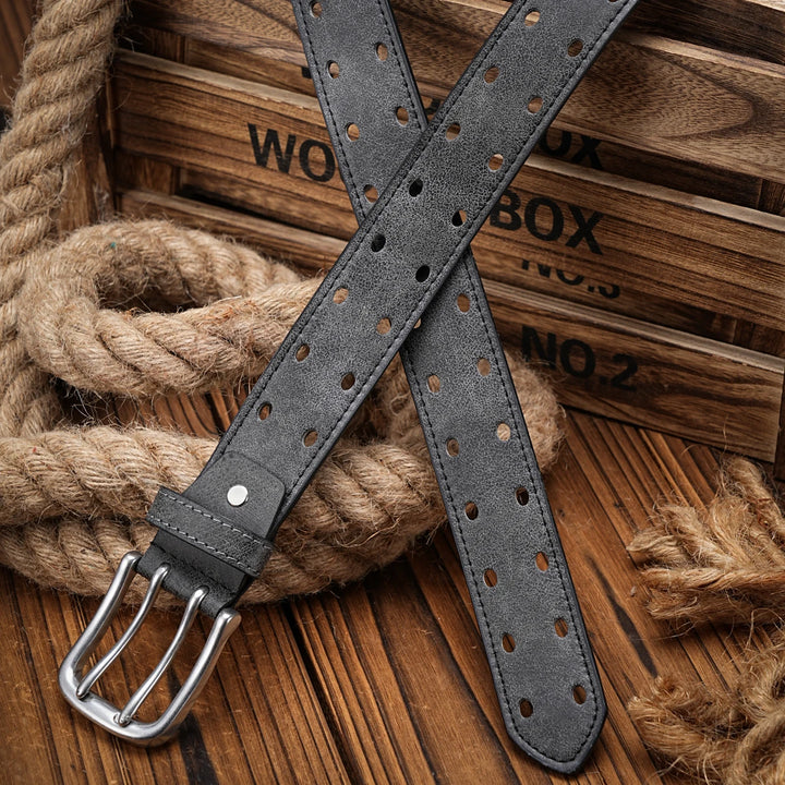 Vintage Western PU Leather Unisex Belt