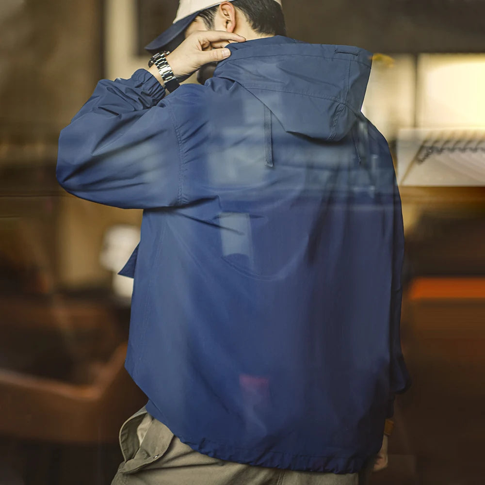 Vintage Windproof Deck Smock Hoodie