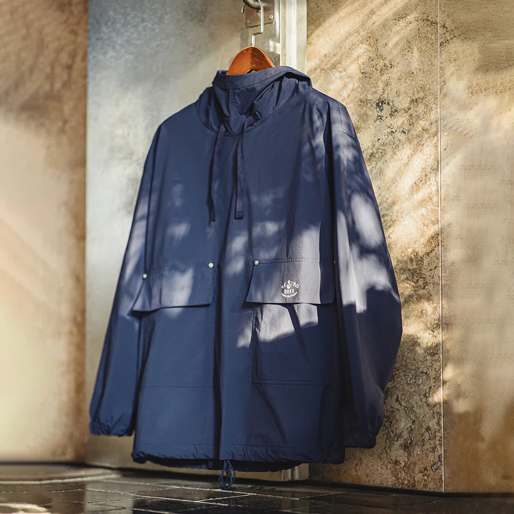 Vintage Windproof Deck Smock Hoodie