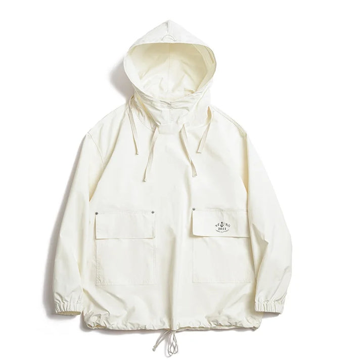 Vintage Windproof Deck Smock Hoodie