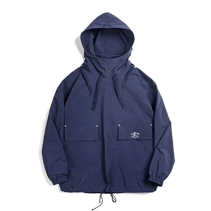 Vintage Windproof Deck Smock Hoodie