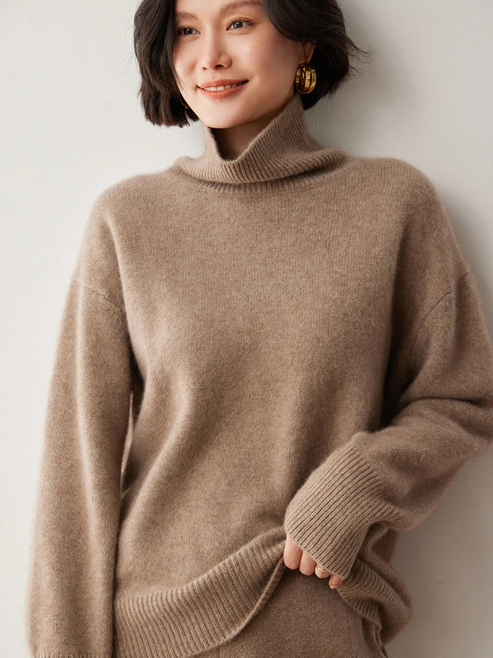 Warm Cashmere Pullover Christmas Turtleneck Sweater