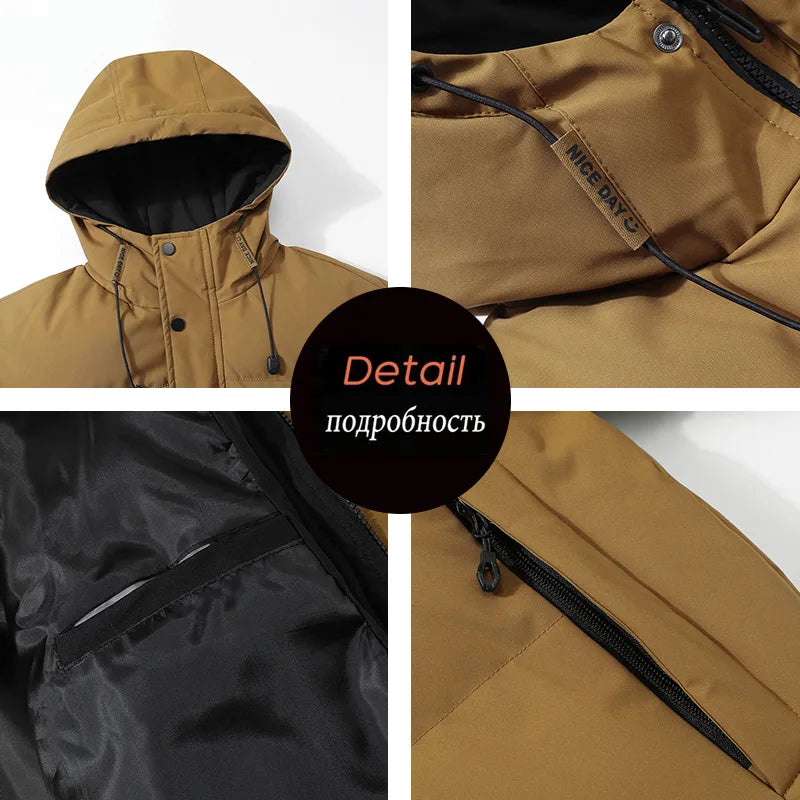 Waterproof Puffer Winter Jacket