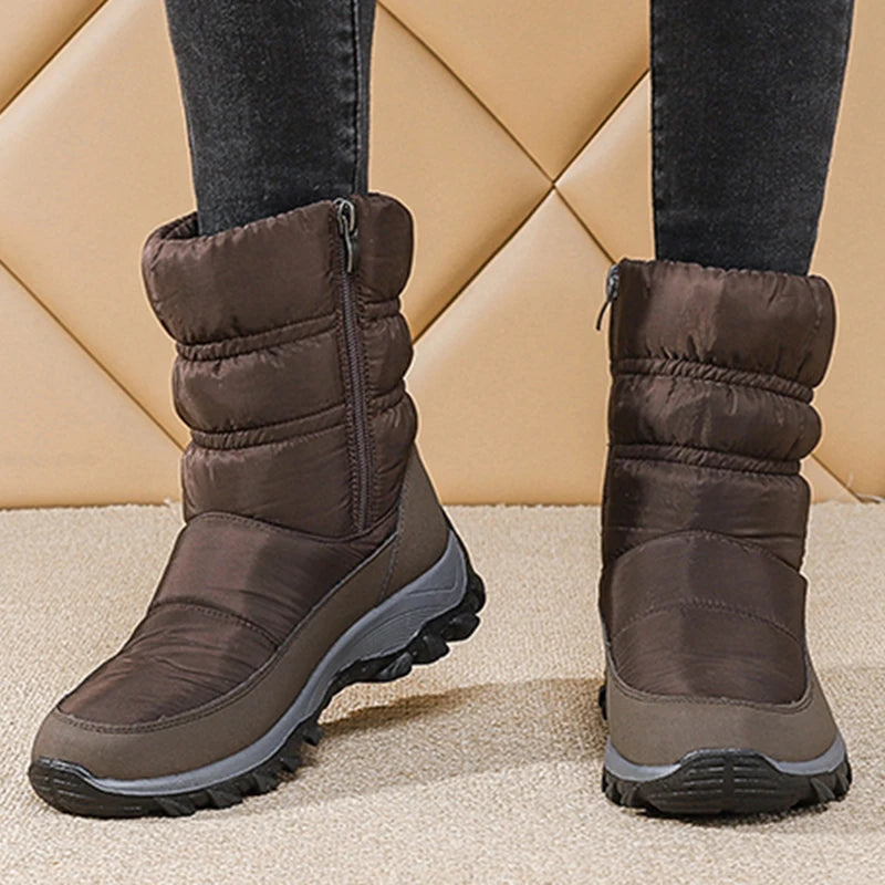 Waterproof Winter Platform Boots