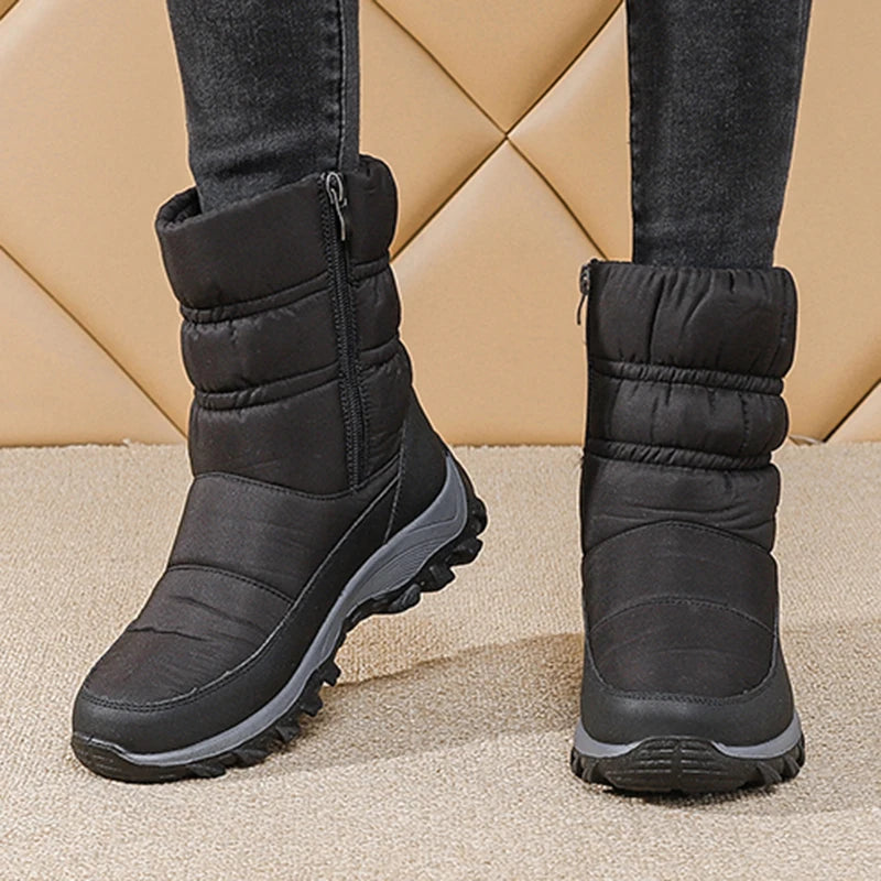Waterproof Winter Platform Boots