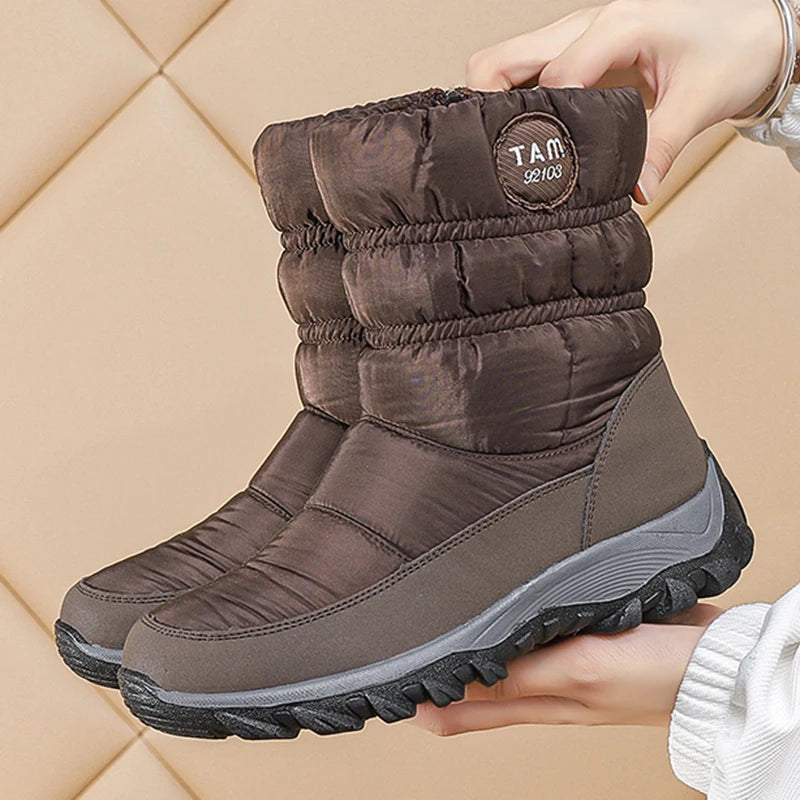 Waterproof Winter Platform Boots