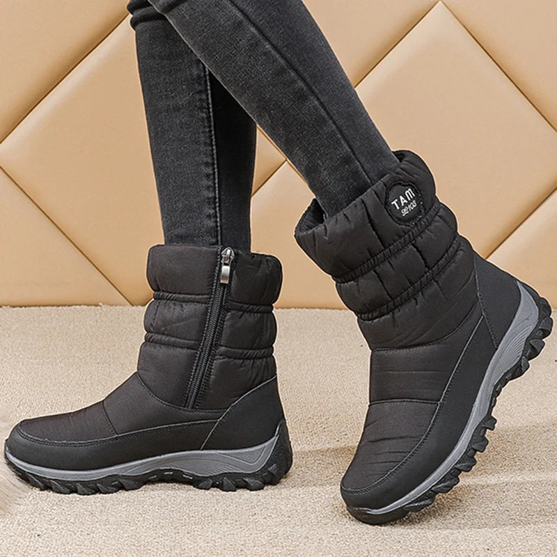 Waterproof Winter Platform Boots