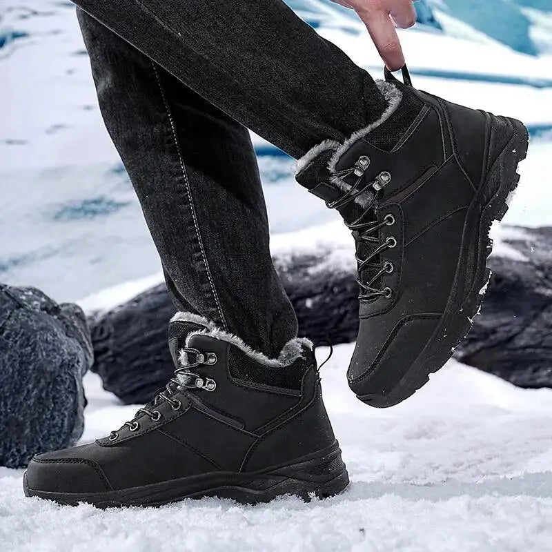 Winter Fleece Hiking Warm Boots