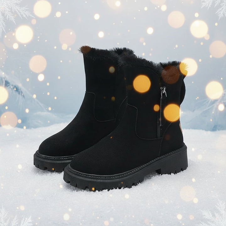 Winter Plush Platform Boots