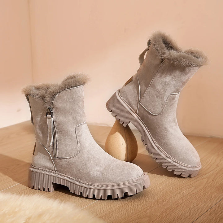 Winter Plush Platform Boots