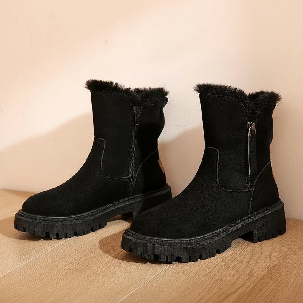 Winter Plush Platform Boots