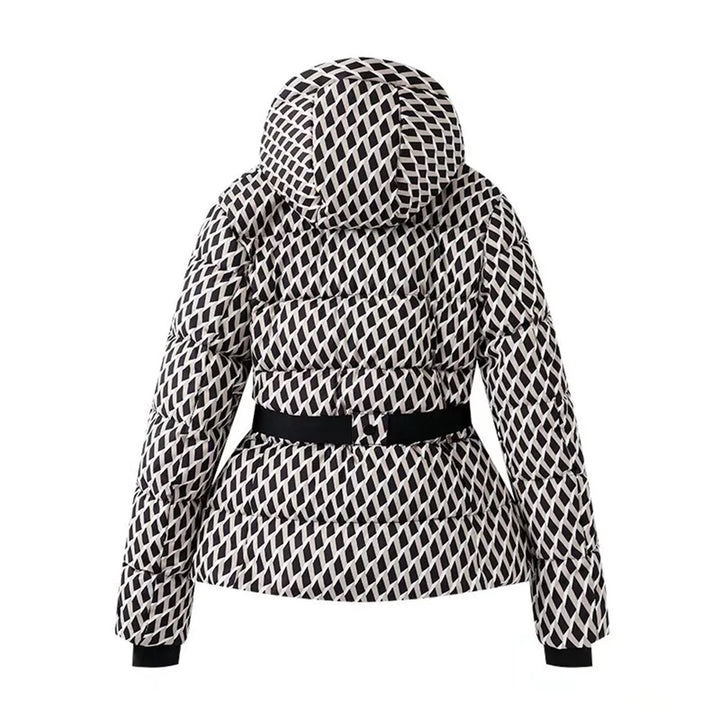 Winter Skiing Cotton Jacket Hooded Slim Fit Coat