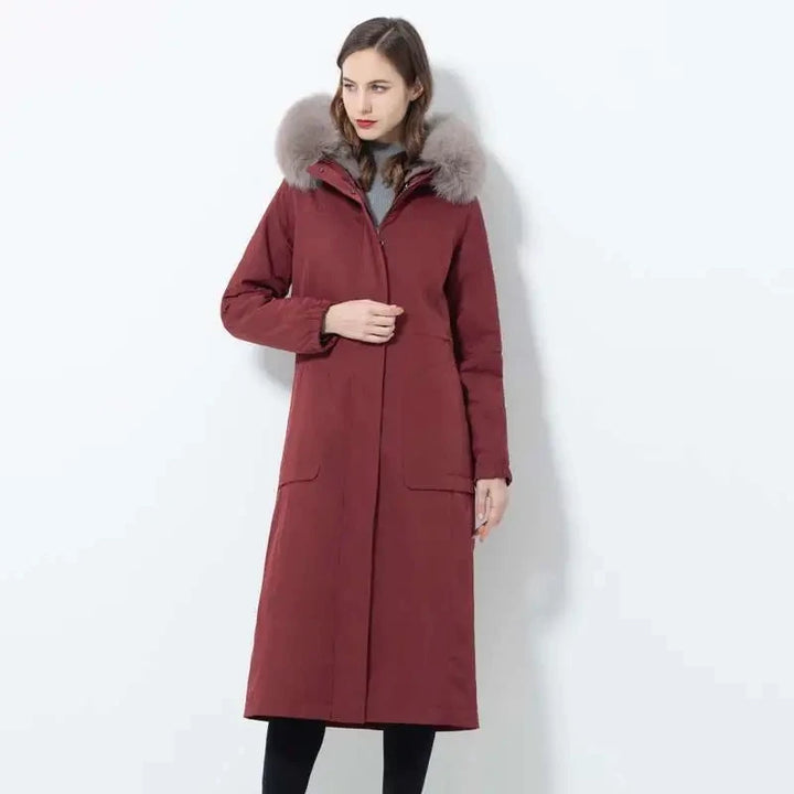 Winter Warm Parka Faux Fur Korean Coat