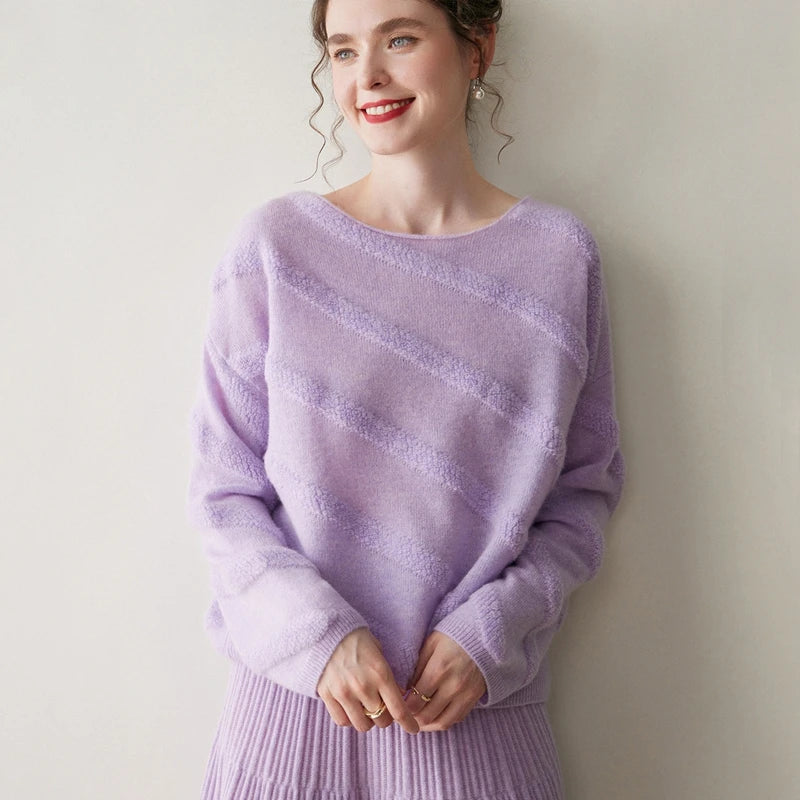 Women's Cashmere Boat Neck Sweater