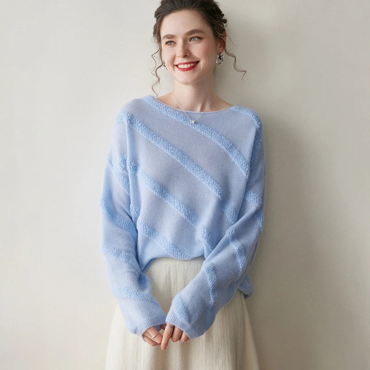 Women's Cashmere Boat Neck Sweater