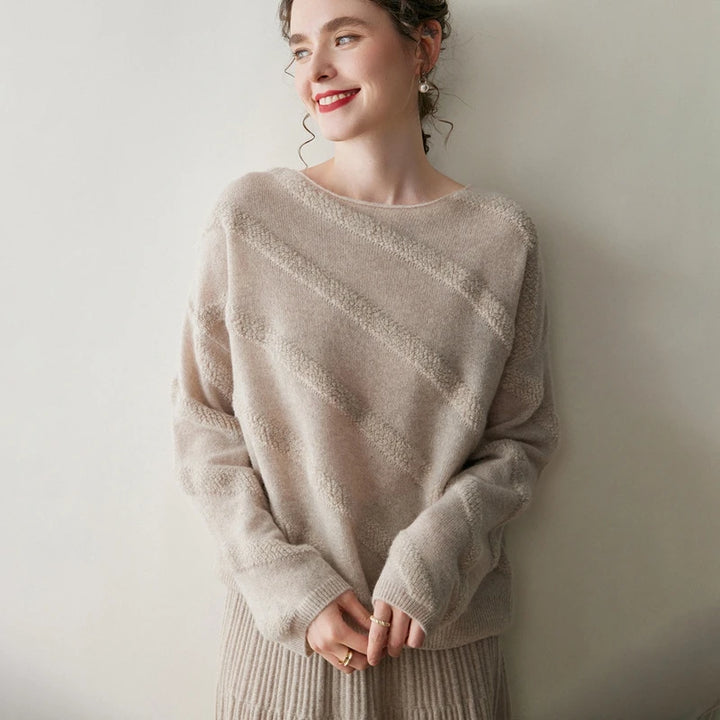 Women's Cashmere Boat Neck Sweater