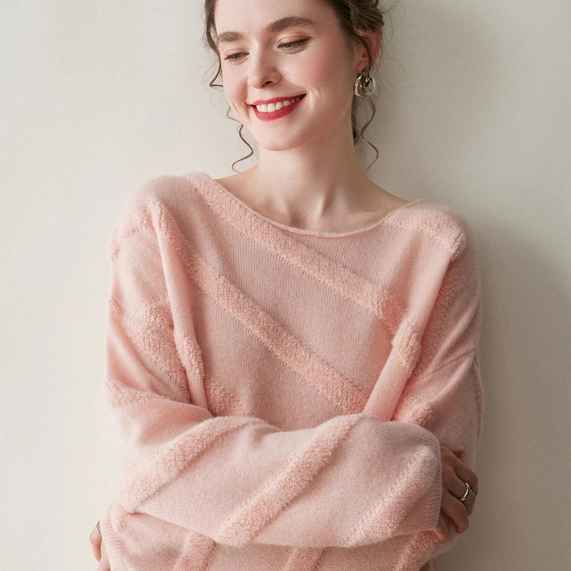 Women's Cashmere Boat Neck Sweater