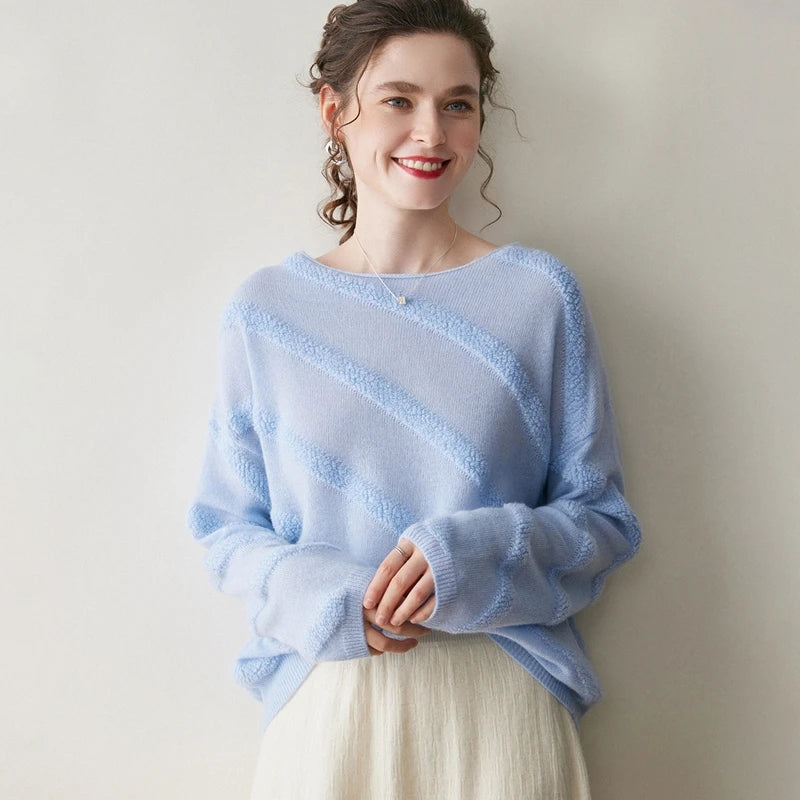 Women's Cashmere Boat Neck Sweater