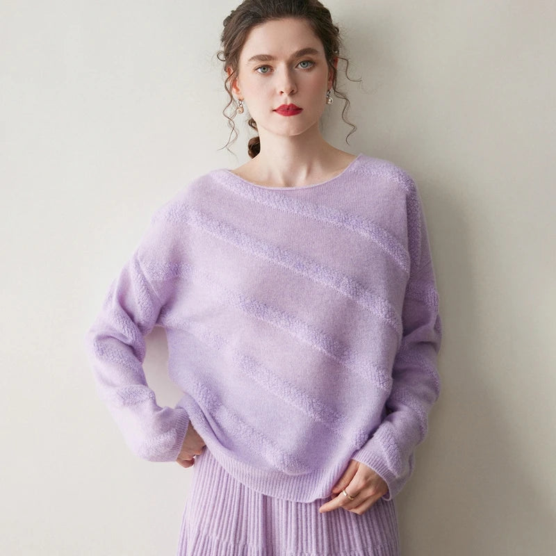 Women's Cashmere Boat Neck Sweater