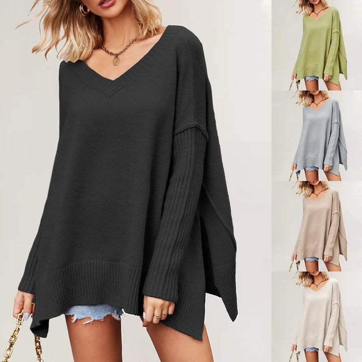 Women_s_V-Neck_Loose_Fit_Sweater