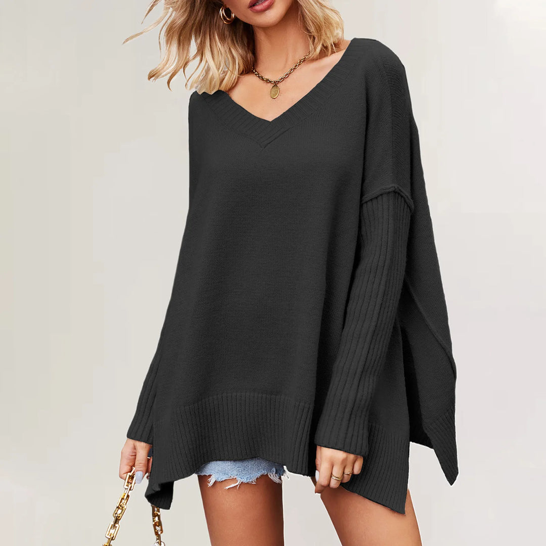 Women_s_V-Neck_Loose_Fit_Sweater