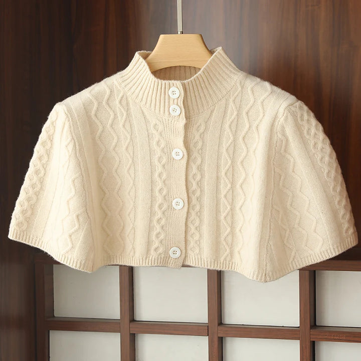 Women's Wool Shawl Knit Cardigan Jacket
