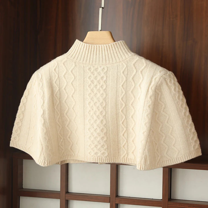 Women's Wool Shawl Knit Cardigan Jacket