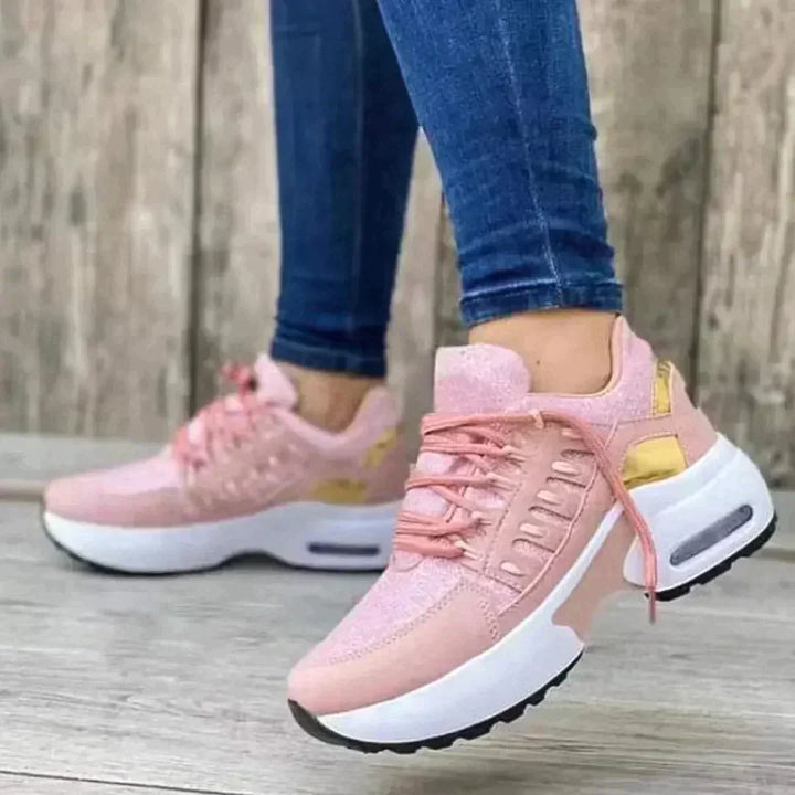 Women's Air-Padded Wide Fit Sneakers