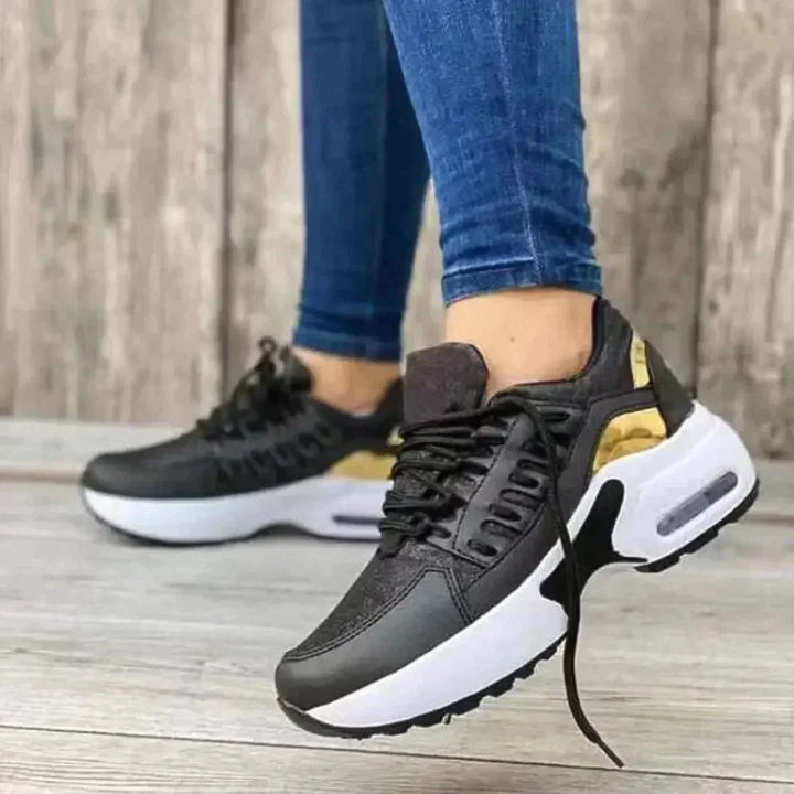 Women's Air-Padded Wide Fit Sneakers