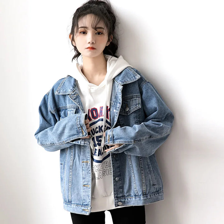 Women's Denim Coat Autumn Loose Jacket