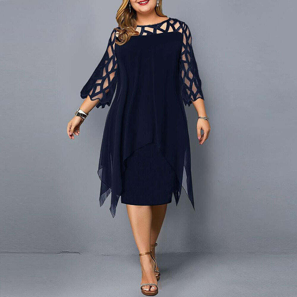Women's Elegant Midi Dress