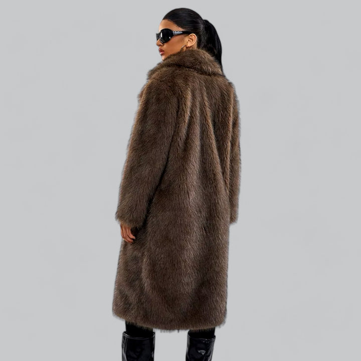 Women's Luxury Faux Fur Long Coat