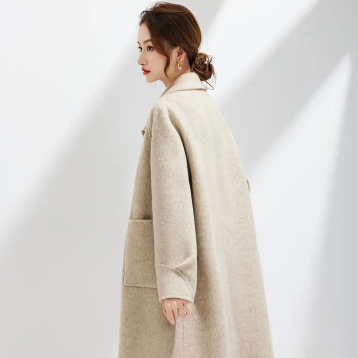Women's Luxury Wool Blend Overcoat