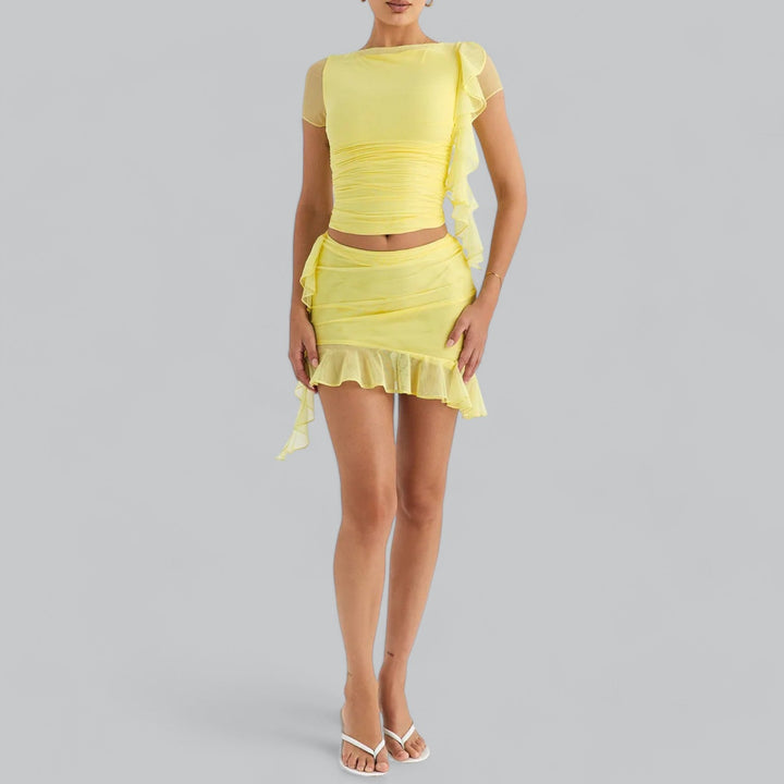 Mini Dress Elegant Co-Ord Set